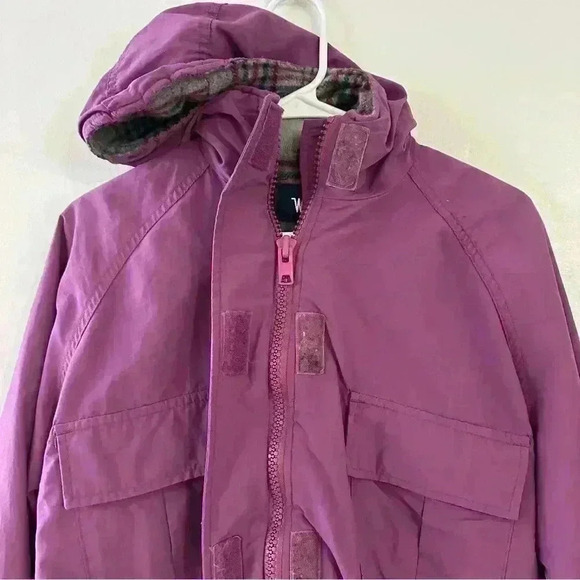 Vintage Woolrich Winter Coat Jacket Women’s Sz Small Zip Parka Puffer 4 Pockets - Picture 4 of 11